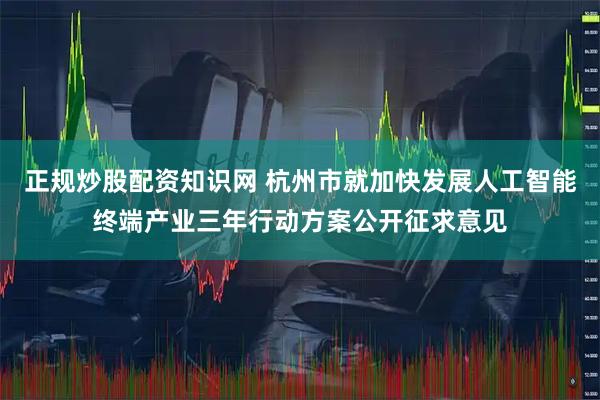 正规炒股配资知识网 杭州市就加快发展人工智能终端产业三年行动方案公开征求意见
